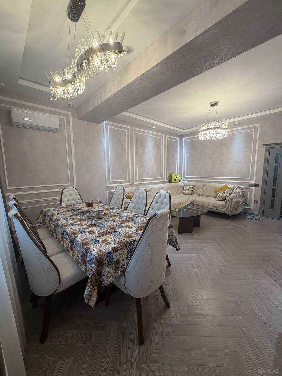 3 otaqlı Yeni tikili, Memar Əcəmi m., Bakı
