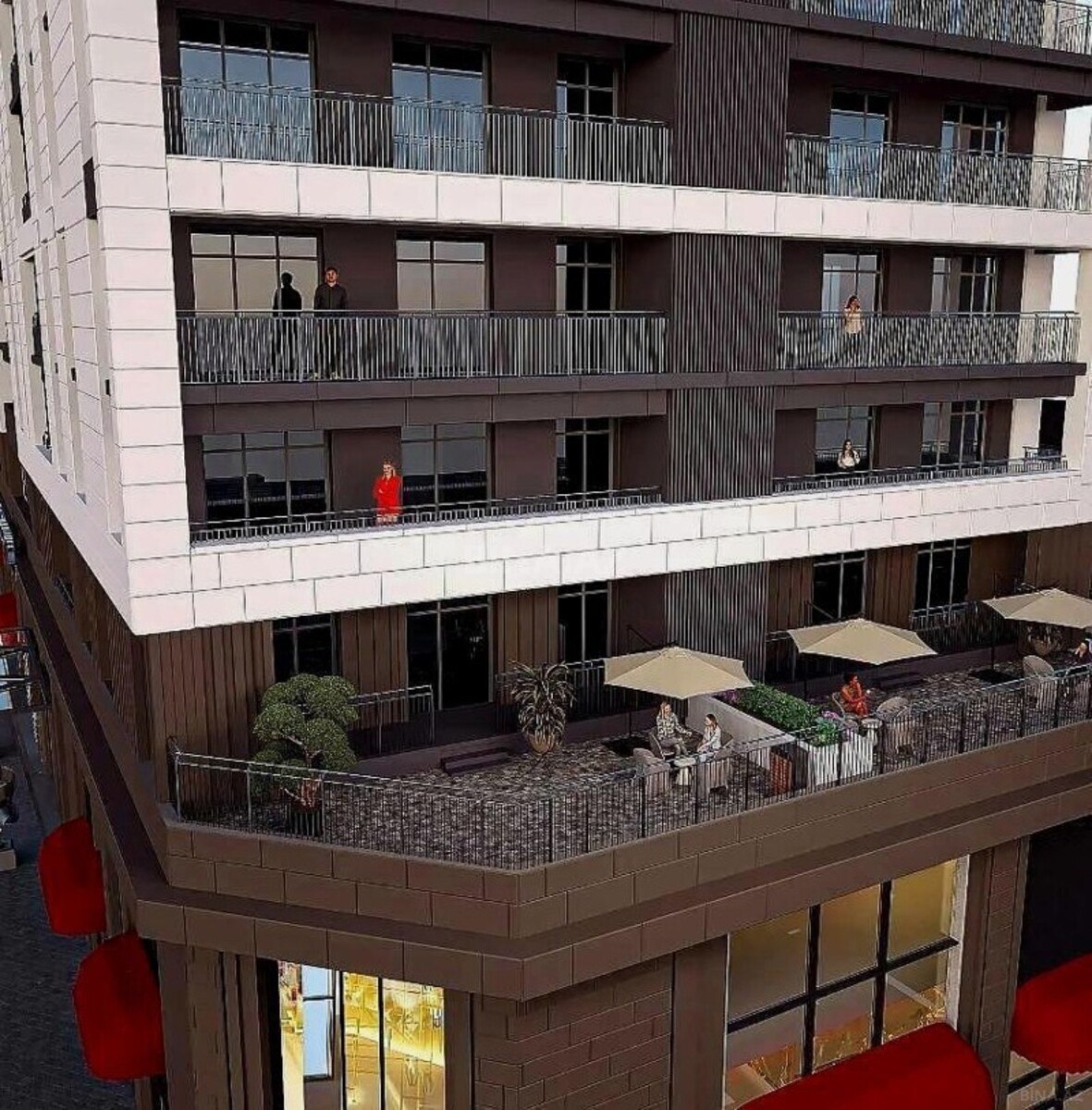 4 otaqlı Yeni tikili, Ağ şəhər q., Bakı