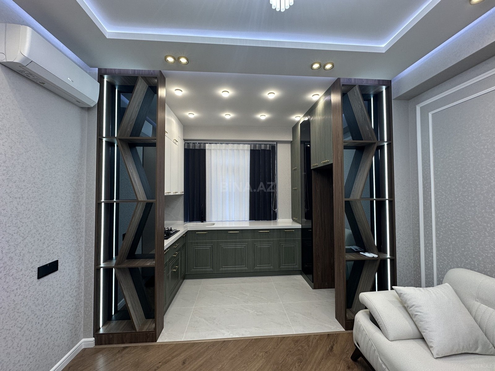 3 otaqlı Yeni tikili, Həzi Aslanov m., Bakı