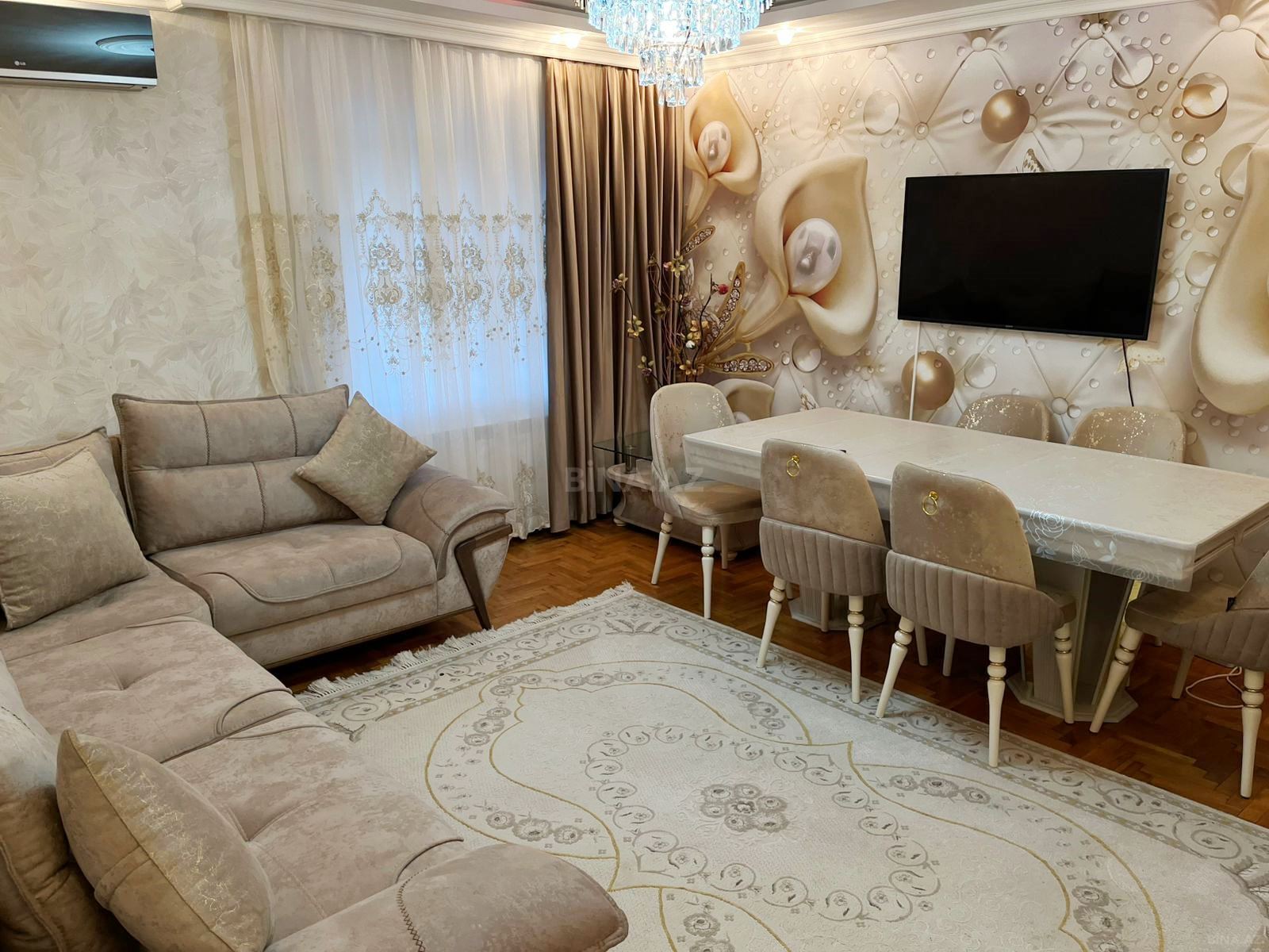 3 otaqlı Yeni tikili, Şah İsmayıl Xətai m., Bakı