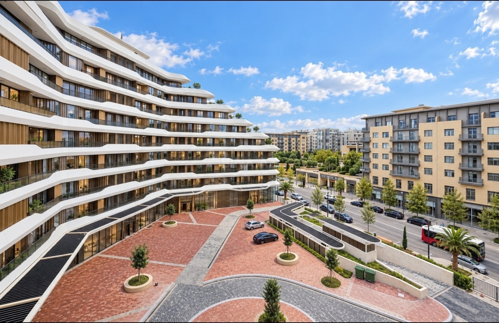 6 otaqlı Yeni tikili, Ağ şəhər q., Bakı