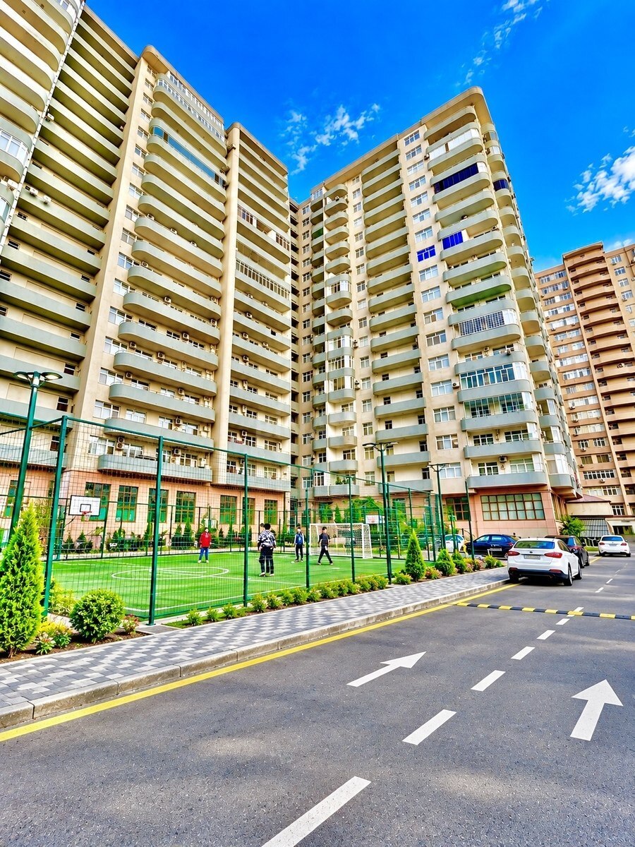 3 otaqlı Yeni tikili, Qara Qarayev m., Bakı