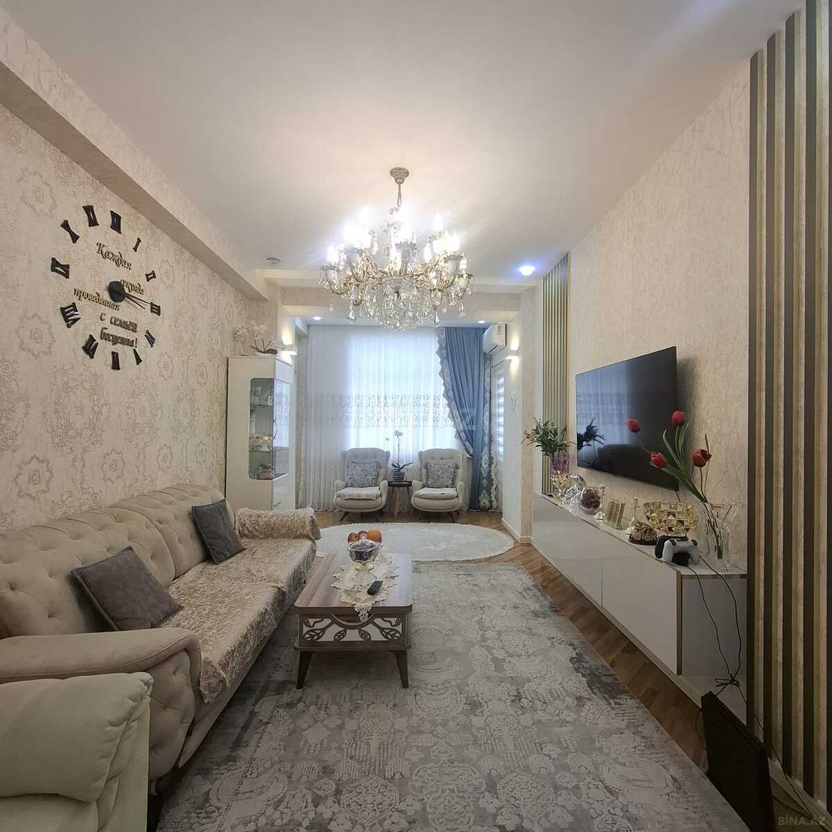 3 otaqlı Yeni tikili, Qara Qarayev m., Bakı