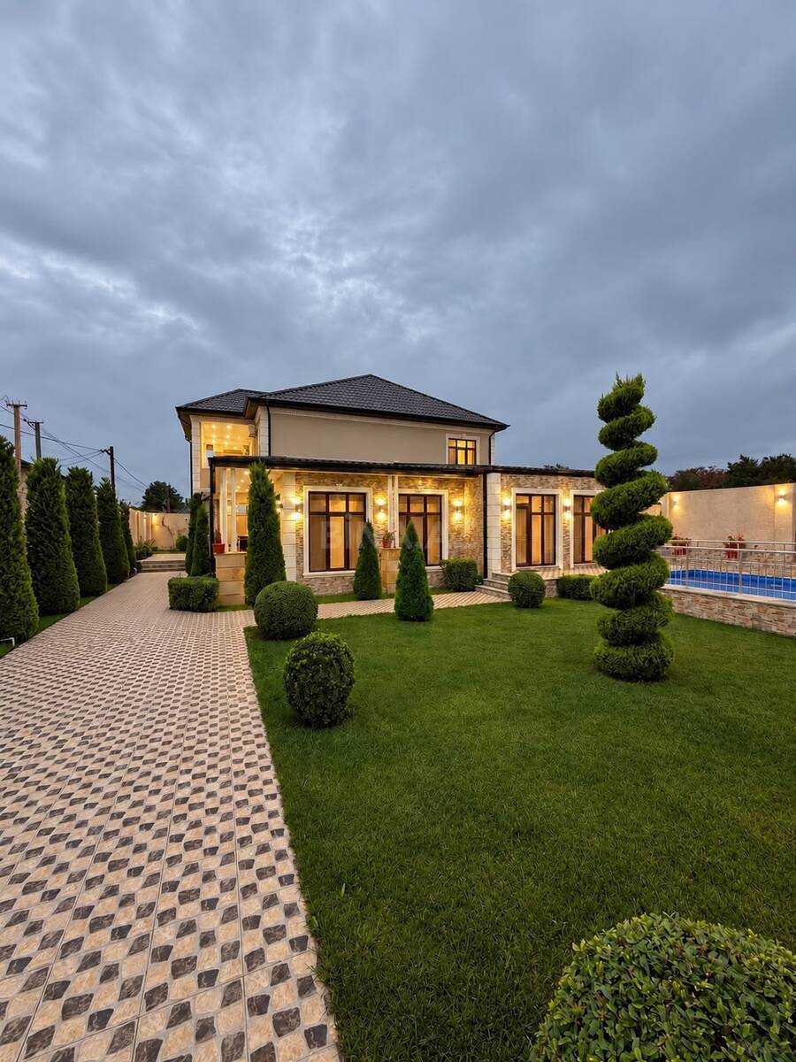 6 otaqlı Həyət evi/Bağ evi, Mərdəkan q., Bakı