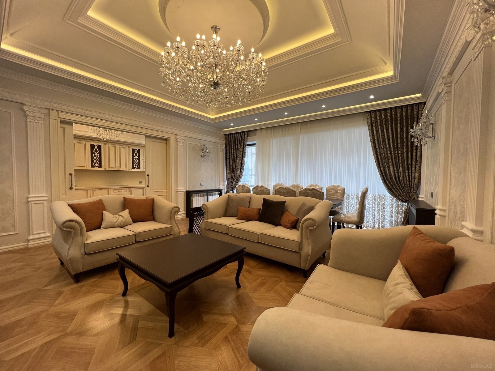 7 otaqlı Yeni tikili, Sahil m., Bakı