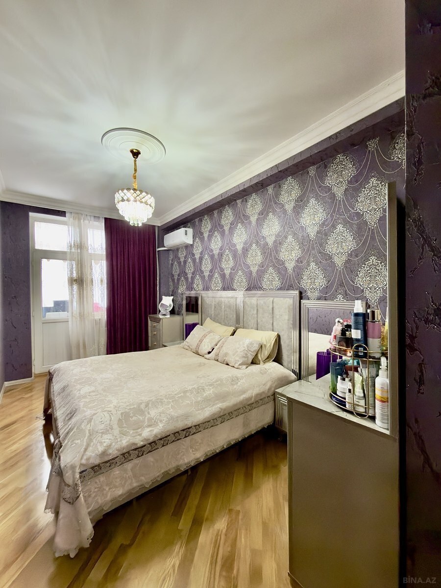 3 otaqlı Yeni tikili, Qara Qarayev m., Bakı