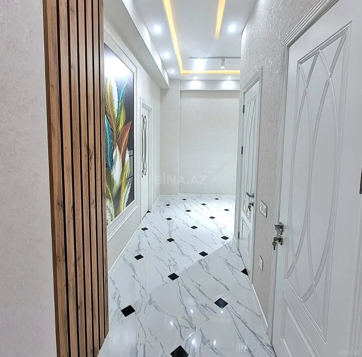 3 otaqlı Yeni tikili, Memar Əcəmi m., Bakı