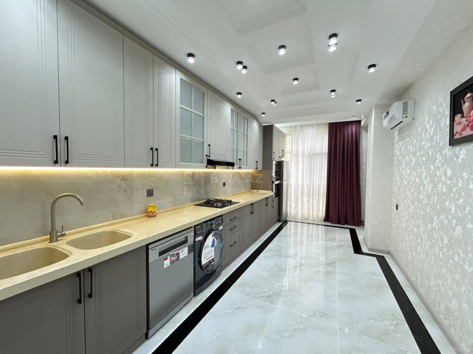3 otaqlı Yeni tikili, Qara Qarayev m., Bakı