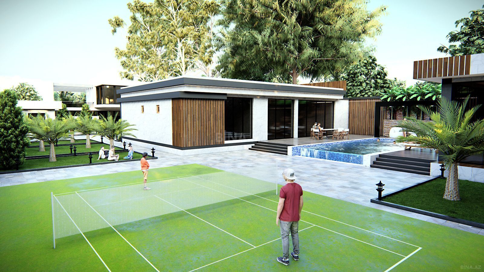 5 otaqlı Həyət evi/Bağ evi, Görədil q., Bakı