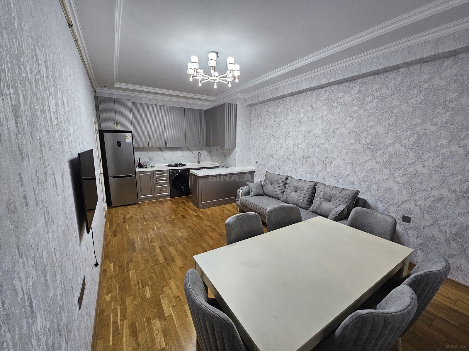 3 otaqlı Yeni tikili, Qara Qarayev m., Bakı