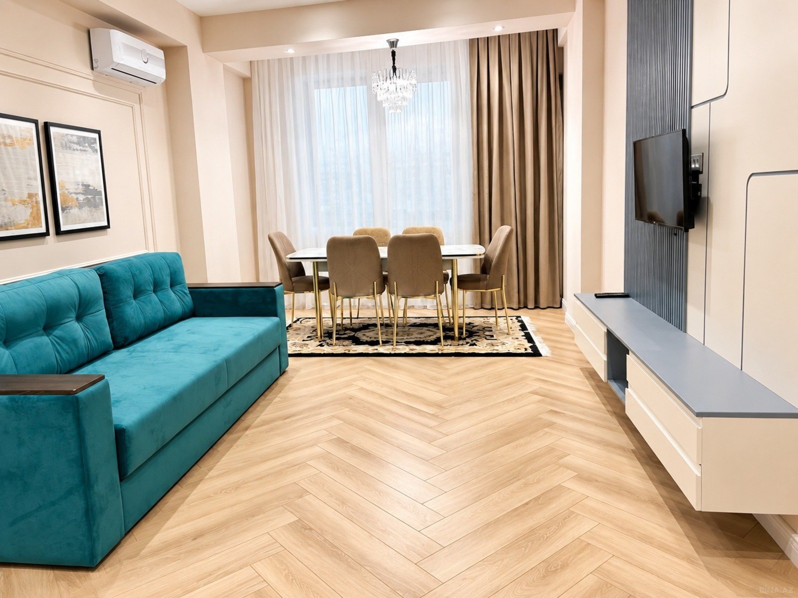 2 otaqlı Yeni tikili, Şah İsmayıl Xətai m., Bakı