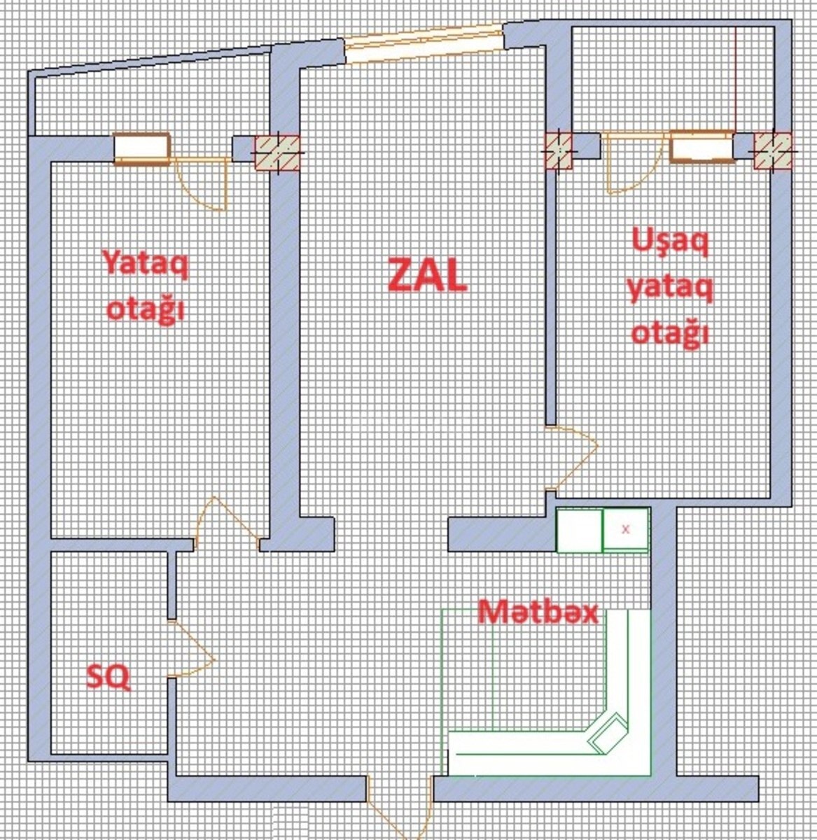 3 otaqlı Yeni tikili, Neftçilər m., Bakı