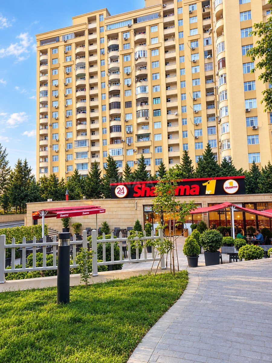 4 otaqlı Yeni tikili, Memar Əcəmi m., Bakı