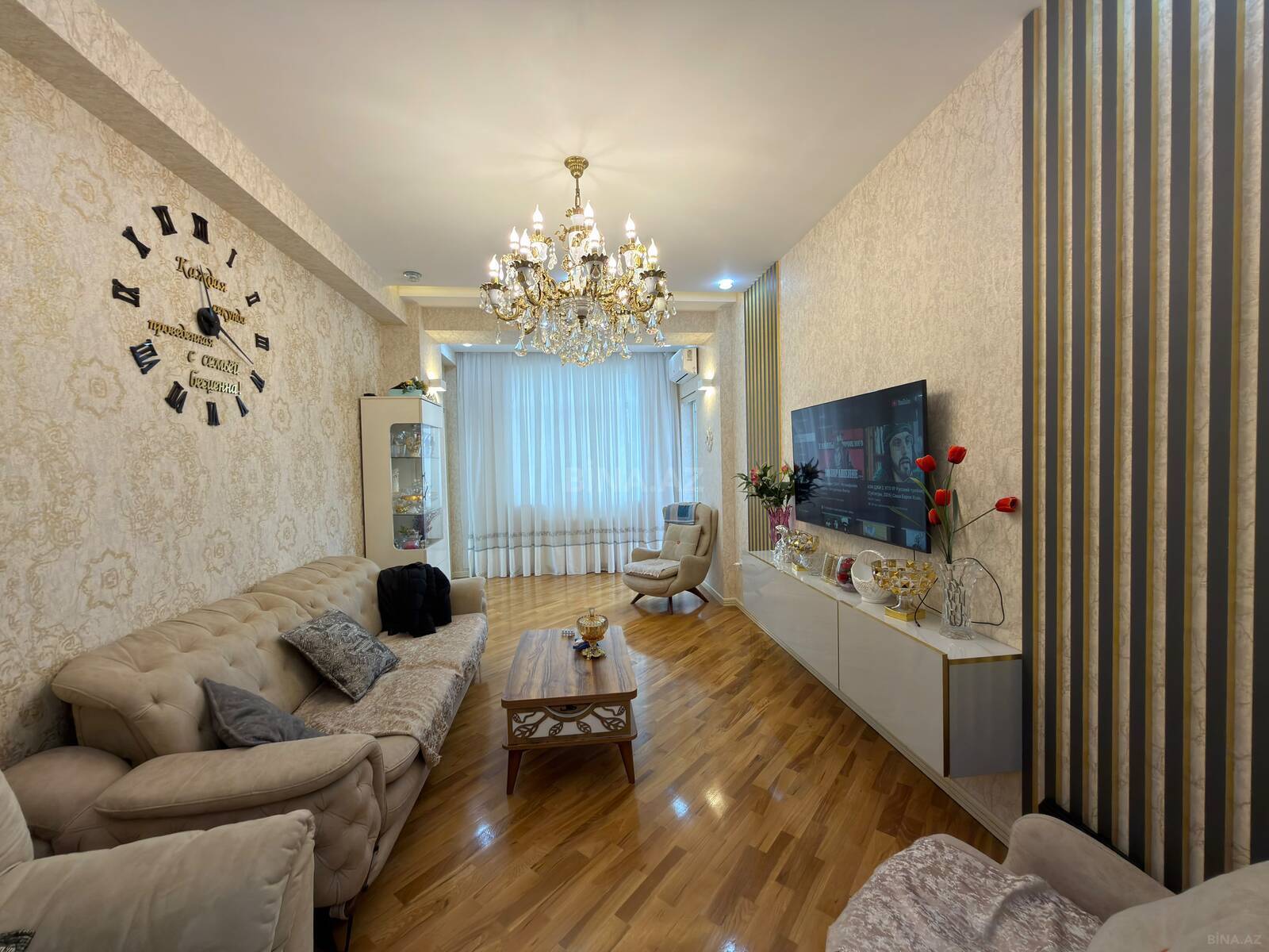 3 otaqlı Yeni tikili, Qara Qarayev m., Bakı