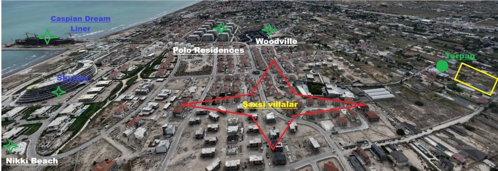 Land for sale, Nardaran, Baku