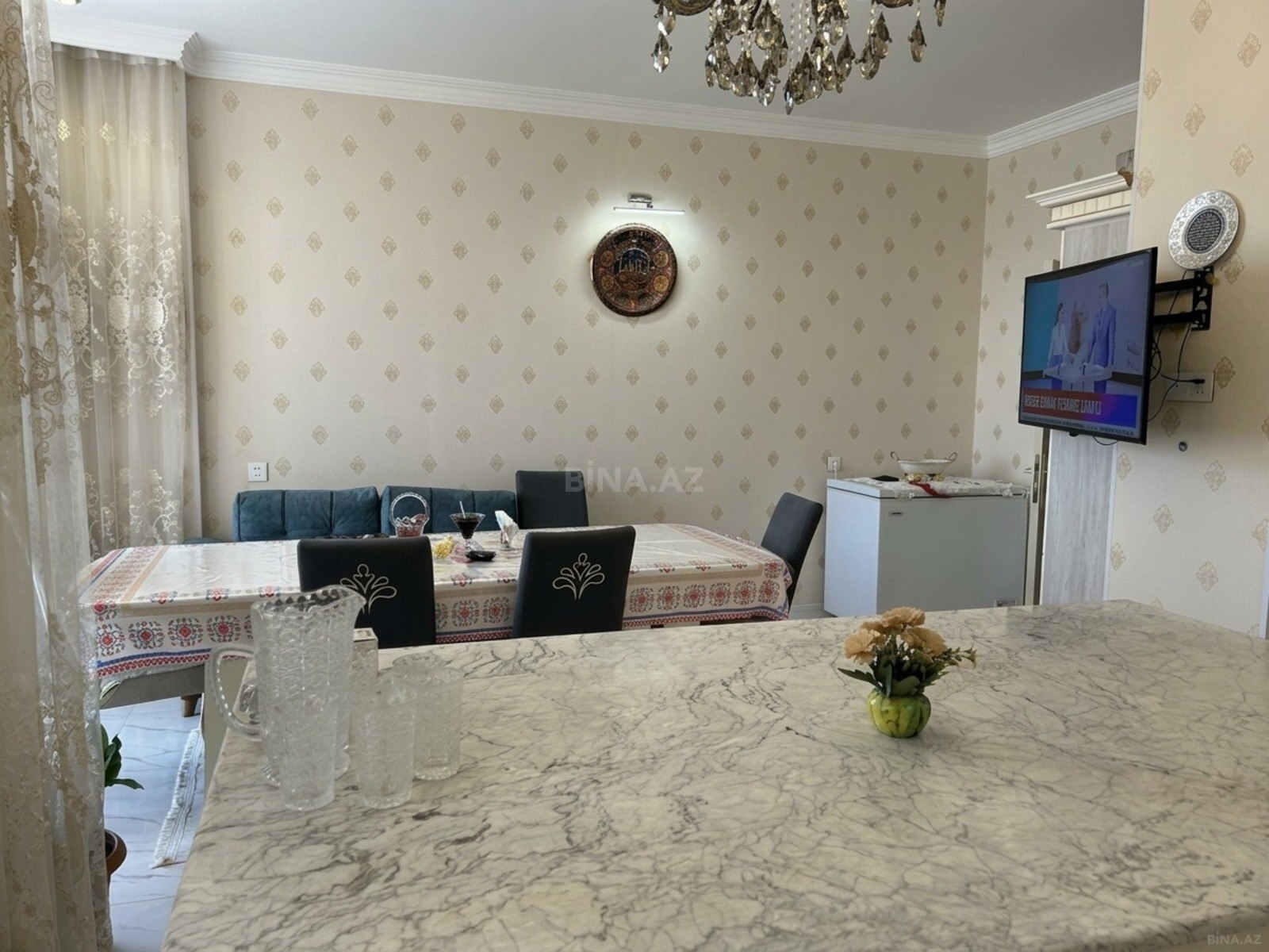 4 otaqlı Yeni tikili, Şah İsmayıl Xətai m., Bakı