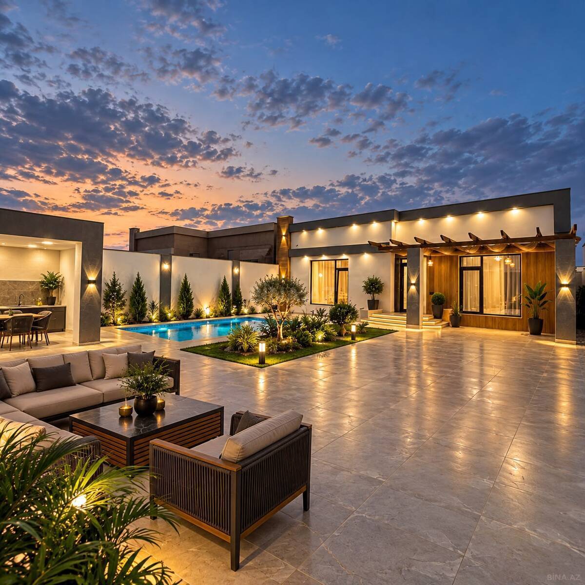 4 otaqlı Həyət evi/Bağ evi, Şüvəlan q., Bakı