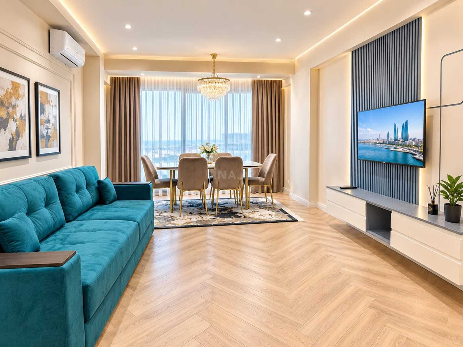 2 otaqlı Yeni tikili, Şah İsmayıl Xətai m., Bakı