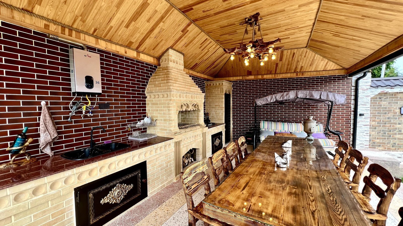 7 otaqlı Həyət evi/Bağ evi, Qəbələ