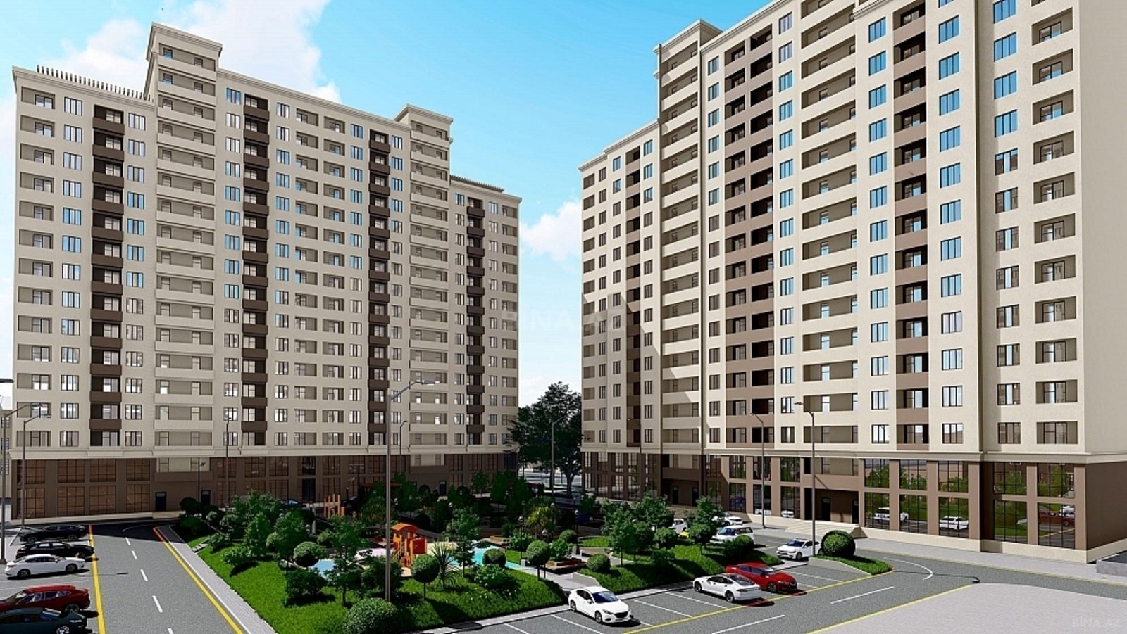 2 otaqlı Yeni tikili, Qara Qarayev m., Bakı