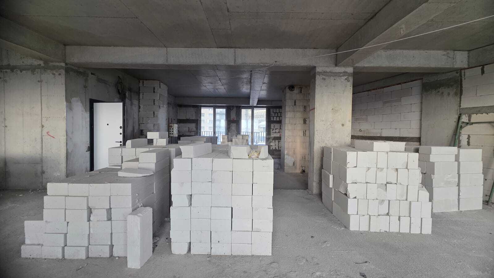 4 otaqlı Yeni tikili, Ağ şəhər q., Bakı