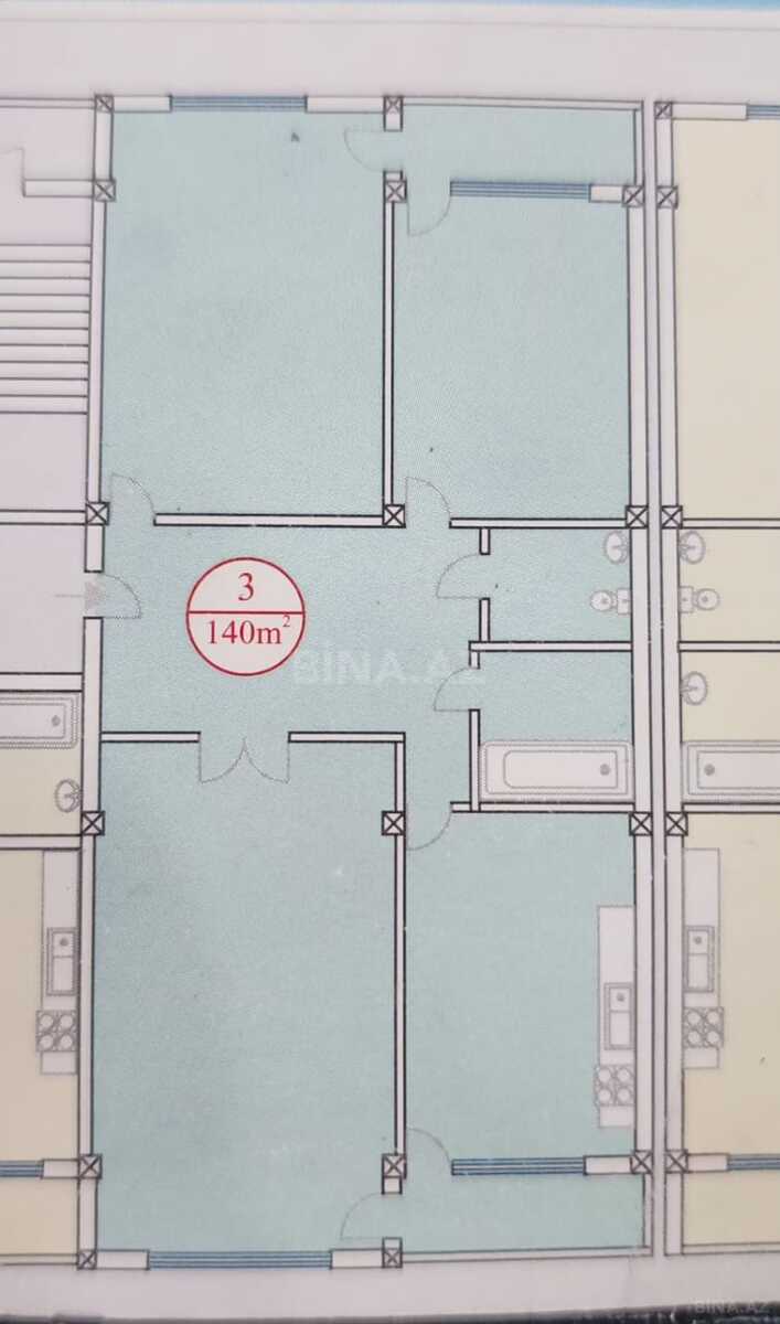 3 otaqlı Yeni tikili, 9-cu mikrorayon q., Bakı