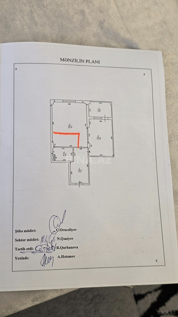 3 otaqlı Yeni tikili, Həzi Aslanov m., Bakı