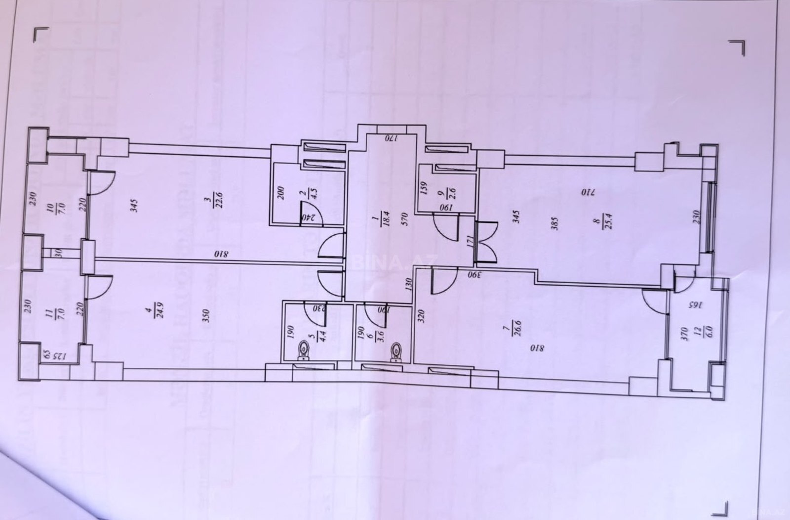 3 otaqlı Yeni tikili, Səbail r., Bakı