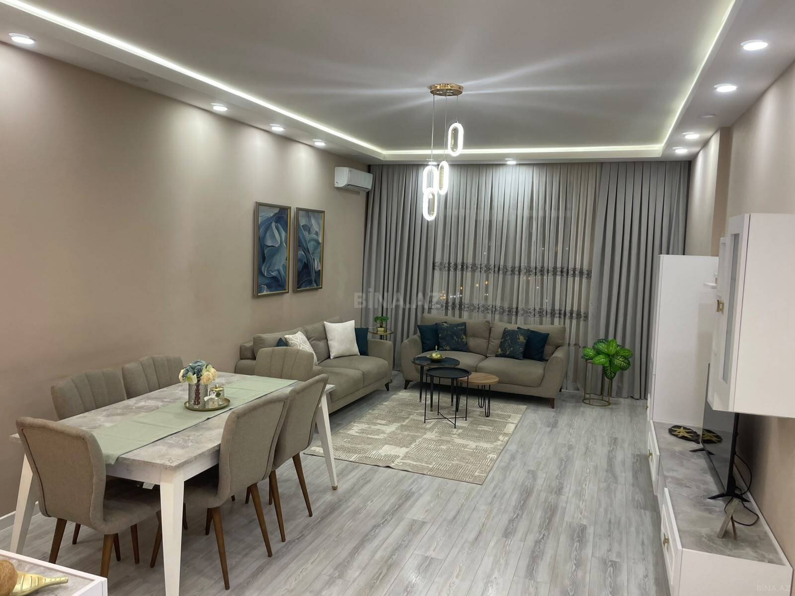 3 otaqlı Yeni tikili, Şah İsmayıl Xətai m., Bakı