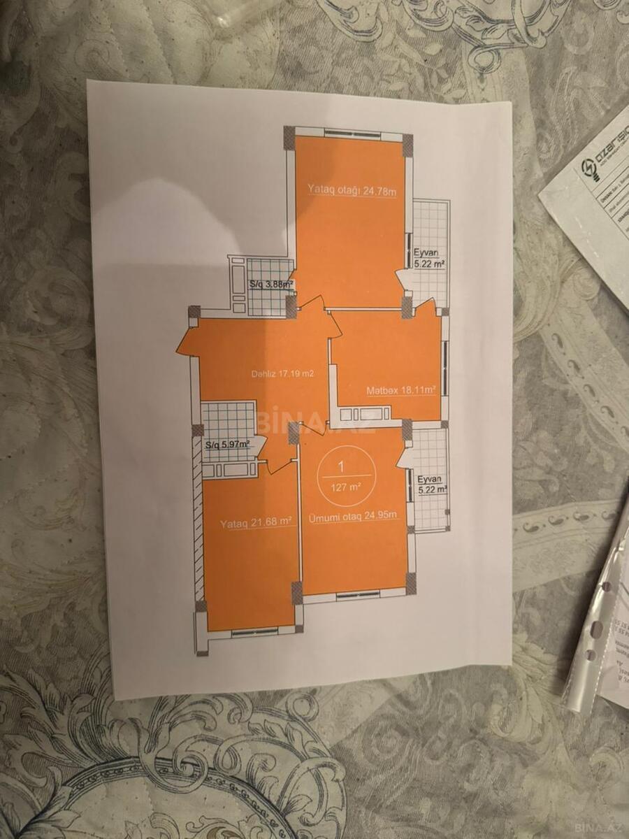 3 otaqlı Yeni tikili, Azadlıq Prospekti m., Bakı