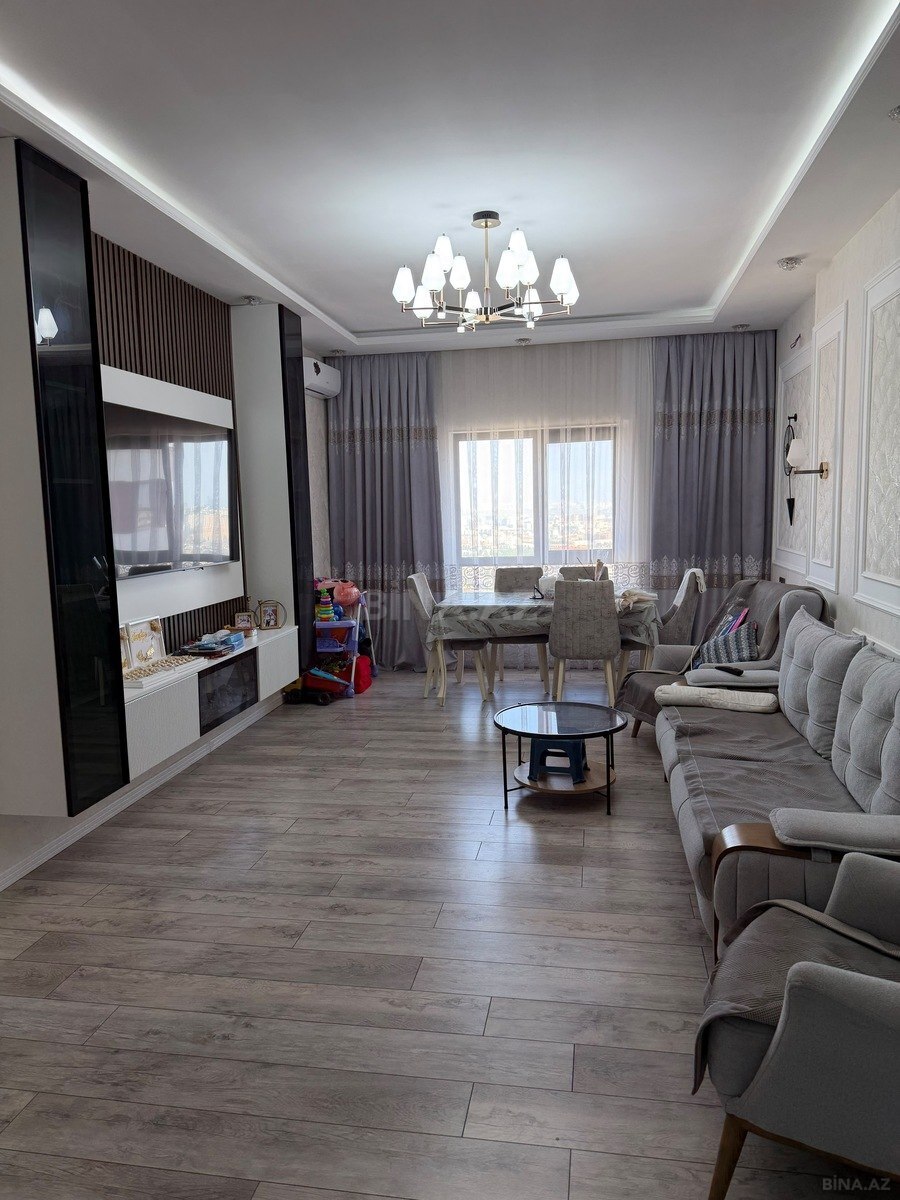 3 otaqlı Yeni tikili, Memar Əcəmi m., Bakı