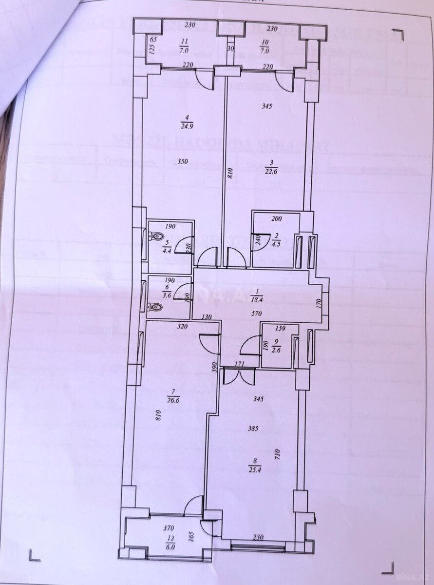 4 otaqlı mənzil satılır, Bayıl, Bakı