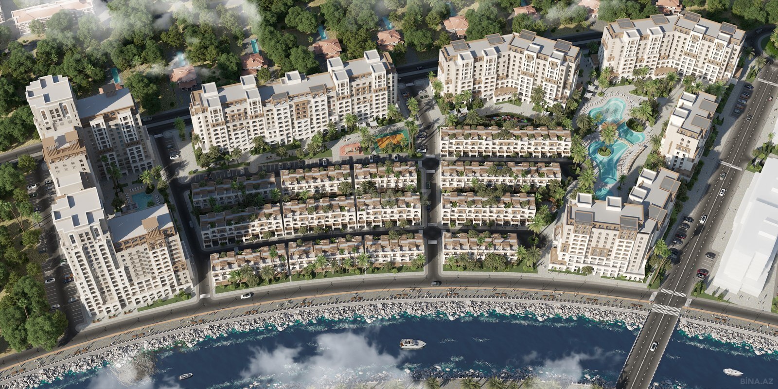2-room apartment for sale, Sea Breeze, Baku