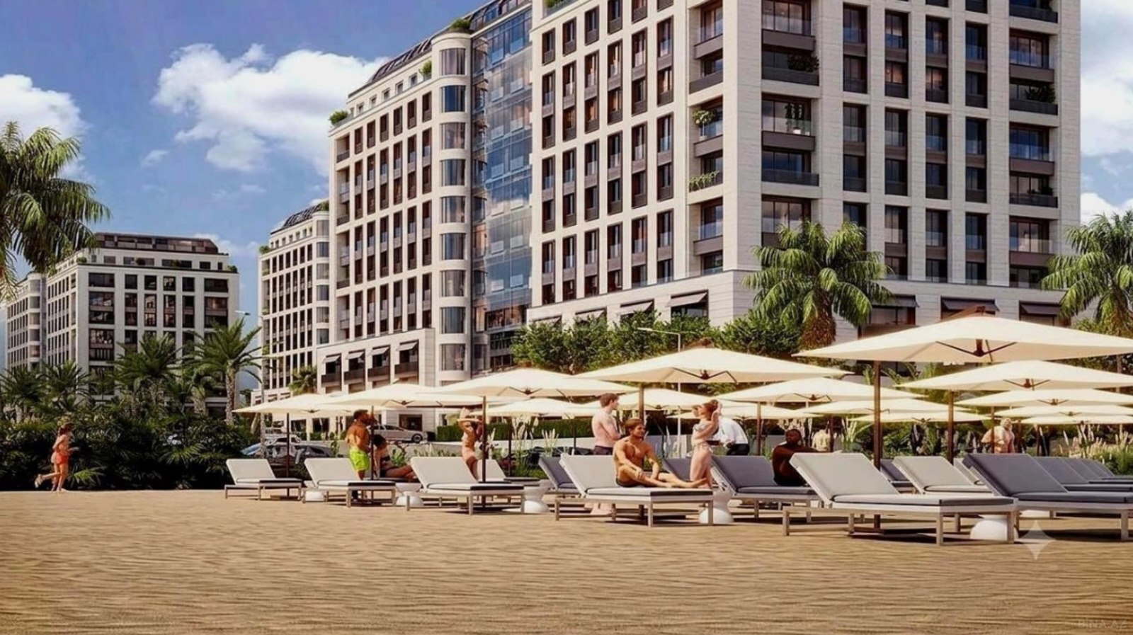 2 otaqlı mənzil satılır, Sea Breeze, Bakı
