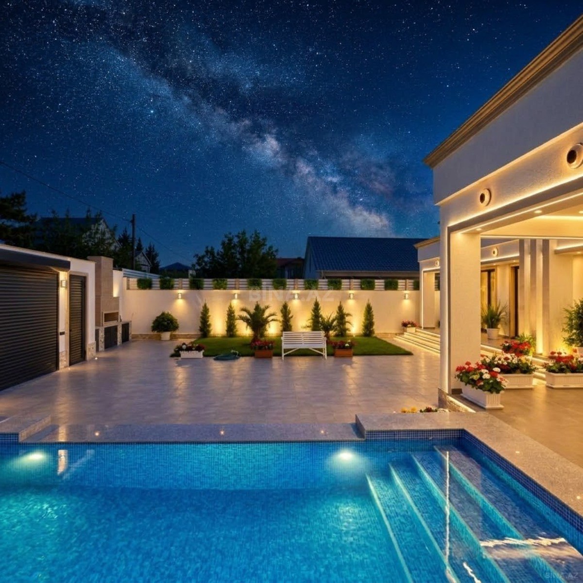 4 otaqlı həyət evi satılır, Mərdəkan, Bakı