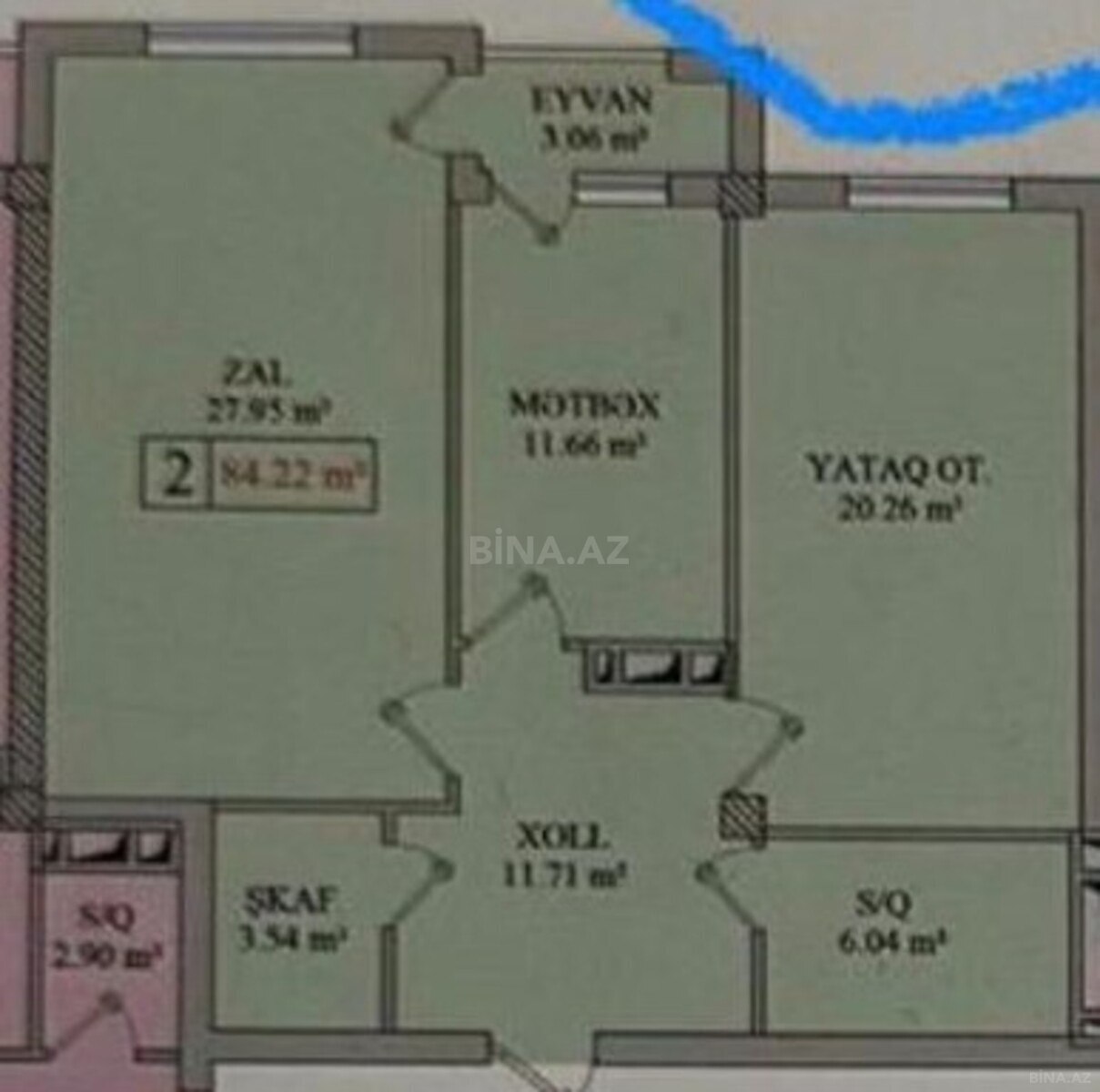 3-комн. квартира на продажу, Бакиханов, Баку