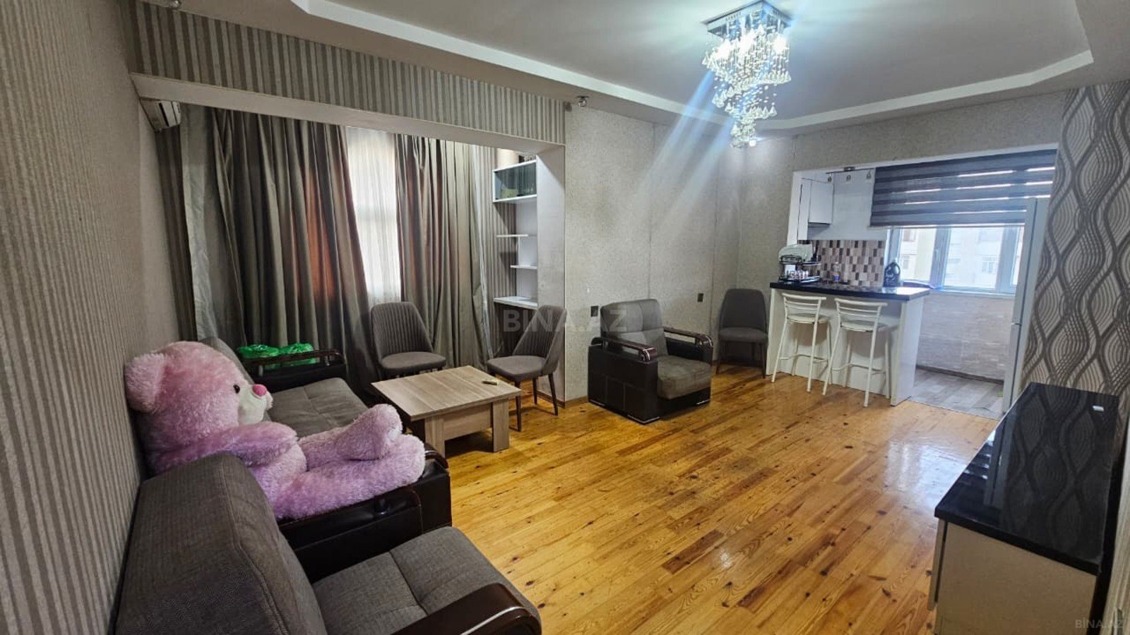 2-room apartment for rent, 8th microdistrict, Baku