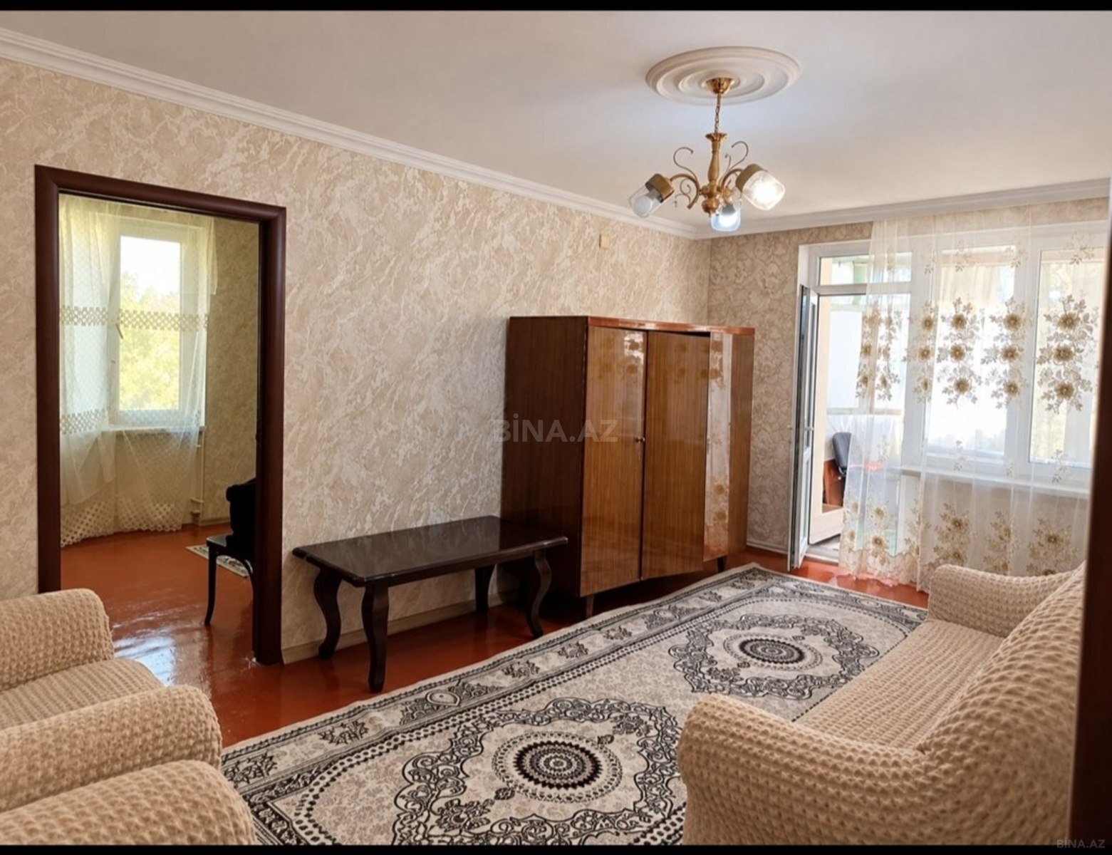 2-room apartment for rent, 1st microdistrict, Sumgait