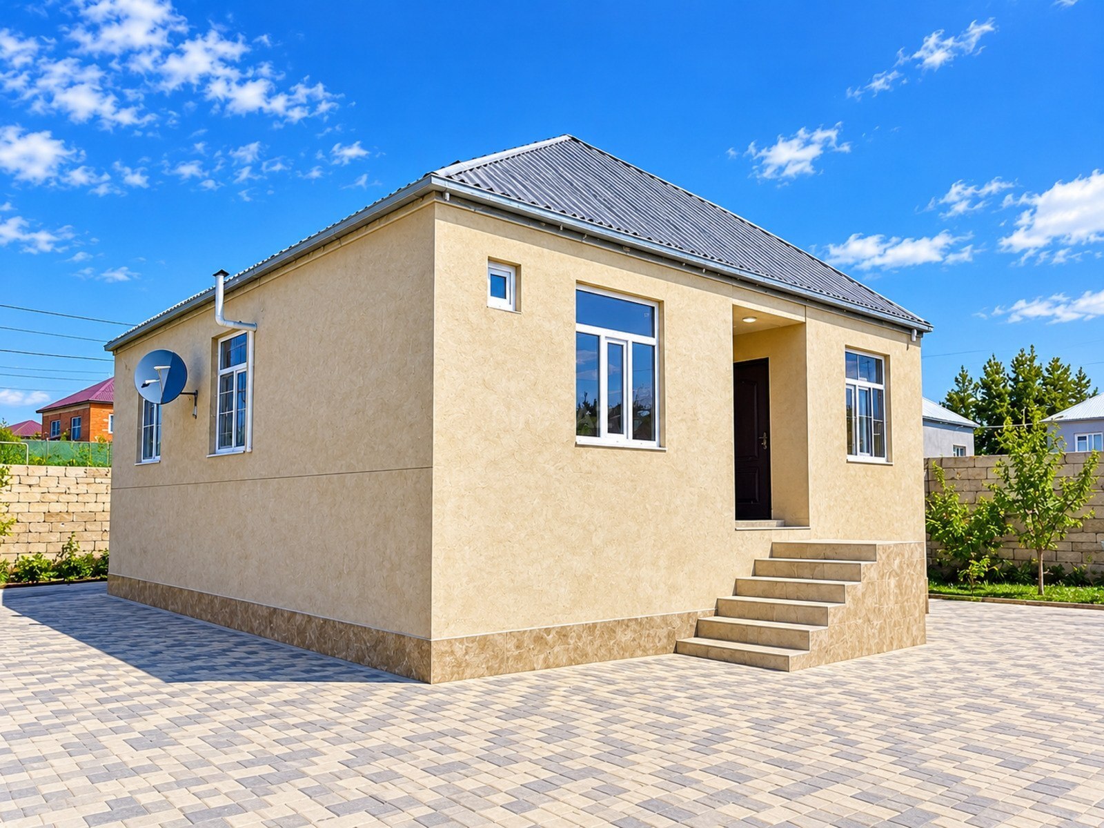 5 otaqlı həyət evi satılır, Binə, Bakı