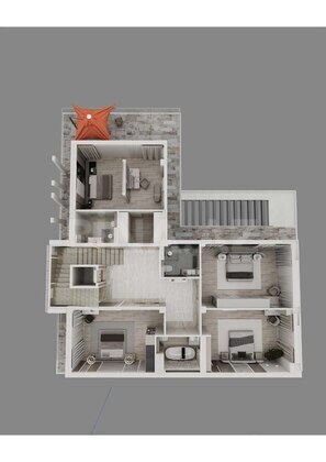 6 otaqlı Həyət evi/Bağ evi, Bilgəh q., Bakı