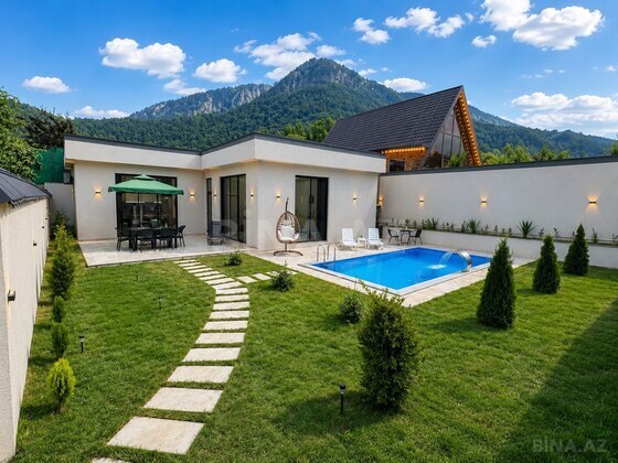 4 otaqlı Həyət evi/Bağ evi, Qəbələ