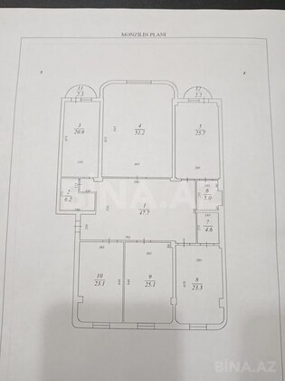 5 otaqlı Yeni tikili, Nərimanov r., Bakı