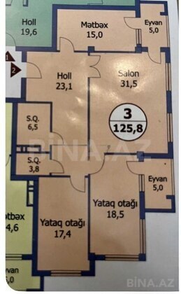 3 otaqlı Yeni tikili, Nəriman Nərimanov m., Bakı