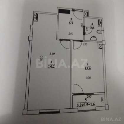 2 otaqlı Yeni tikili, Nəsimi r., Bakı