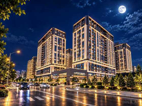 3 otaqlı Yeni tikili, Şah İsmayıl Xətai m., Bakı