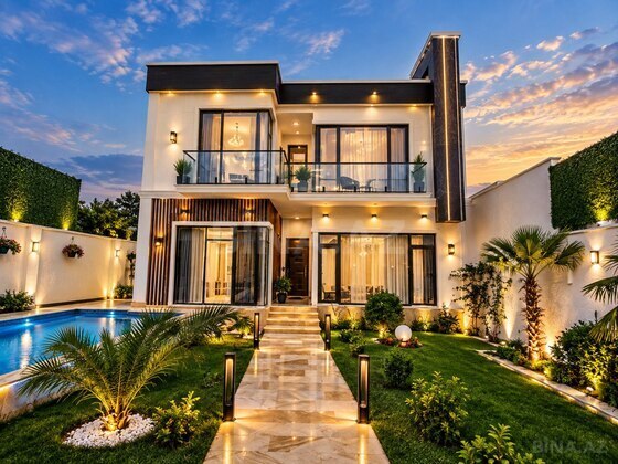 4 otaqlı Həyət evi/Bağ evi, Şüvəlan q., Bakı