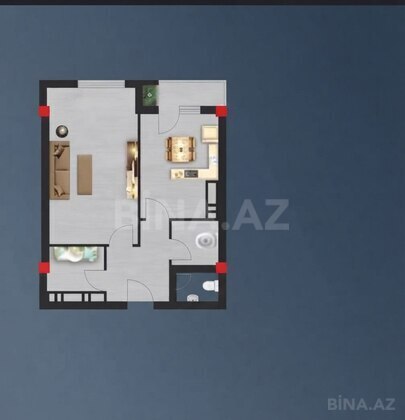 2 otaqlı Yeni tikili, Xətai r., Bakı