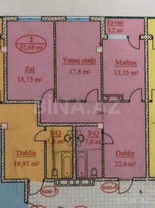 2 otaqlı Yeni tikili, Azadlıq Prospekti m., Bakı