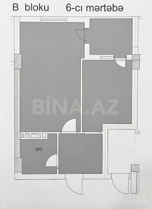 1 otaqlı Yeni tikili, Nərimanov r., Bakı