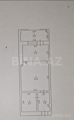 1 otaqlı Köhnə tikili, Gənclik m., Bakı